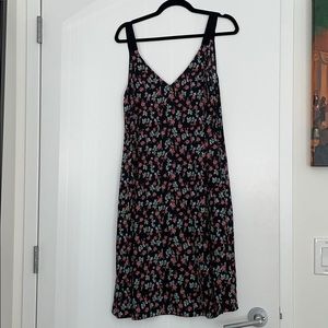 Rag & Bone Black/Floral Zelda Dress size Cz